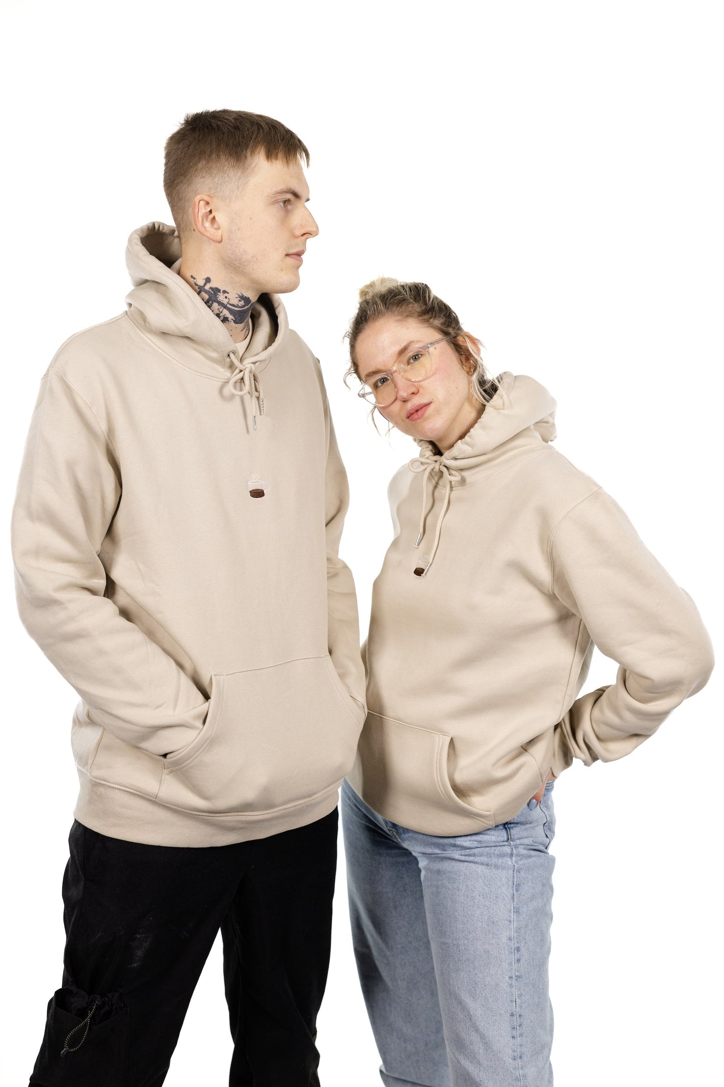 MIKINA S KAPUCÍ KÁVA (UNISEX)