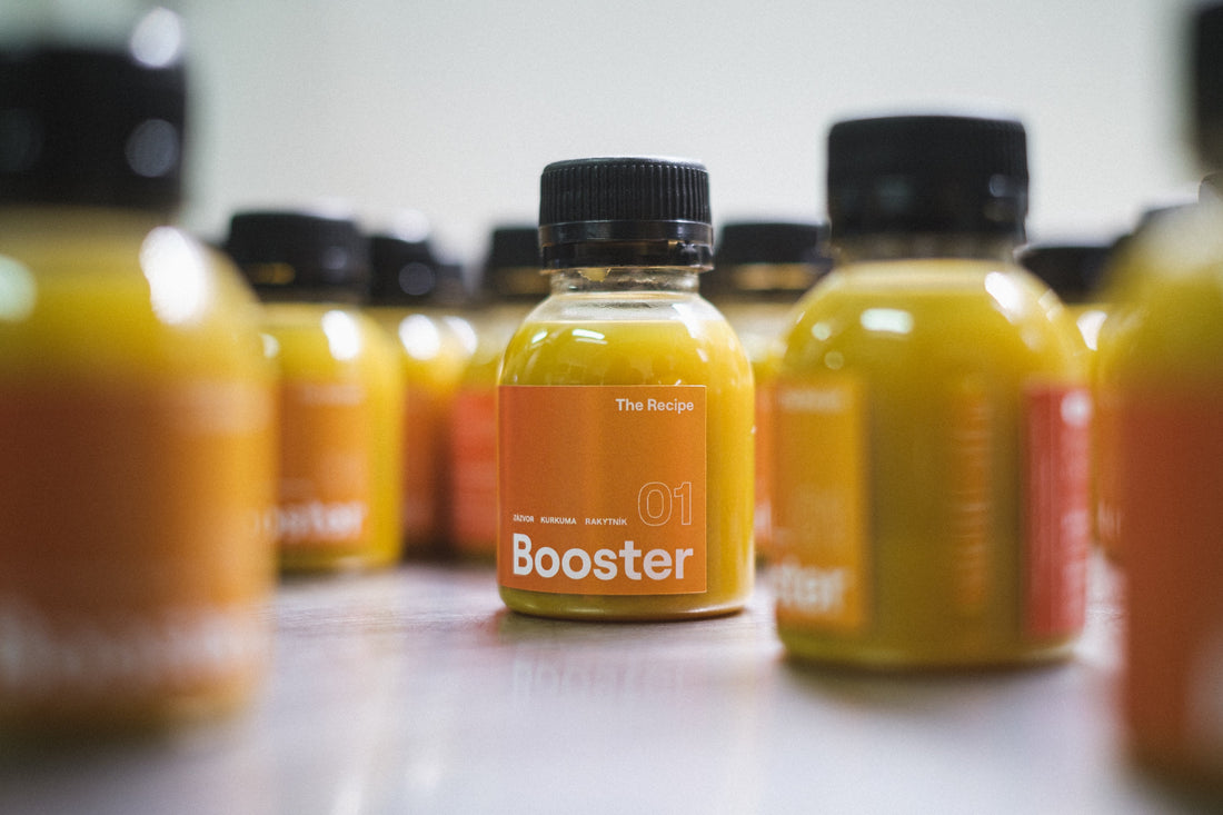 Booster: ginger shot, co tě postaví na nohy
